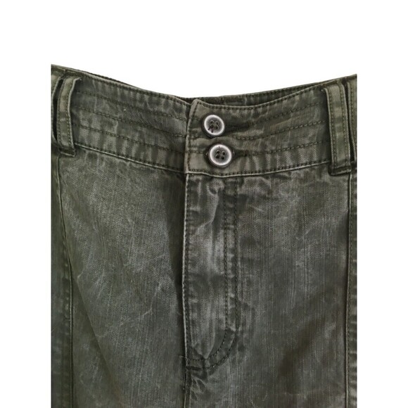 Sundance Shorts Women's Size 12 100% Tencel Olive Green Pockets - Picture 3 of 4